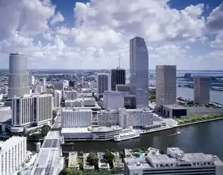 Downtown skyline circa late 1980s