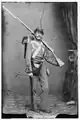 Usually identified only as a "A Union Volunteer" this picture is of Private Frank C. Filley[28] in the 5th New York State Militia Regiment