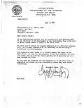 Letter from National Park Service Director