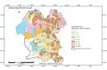 Map of Sakleshpur Taluk as per 2011 Census