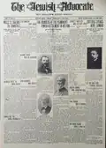 Issue of February 9, 1912 on the Jewish Settlement of Boston