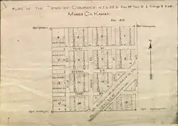 1887 platt for town of Comiskey