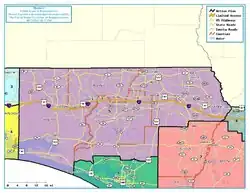 Map of the district
