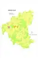 Arasikere Taluk Map about Fluoride content in DWS