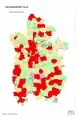 Map of Holenarasipura Taluk as per 2001 Census