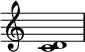 {
\override Score.TimeSignature
#'stencil = ##f
\relative c' {
\time 4/4
\set Score.tempoHideNote = ##t \tempo 1 = 20
<c d>1
}
}