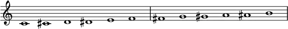 
{
\override Score.TimeSignature
#'stencil = ##f
    \relative c' {
        \time 24/4
        \set Score.tempoHideNote = ##t \tempo 1 = 180
        c1 cis d dis e f
        fis g gis a ais b
    }
}
