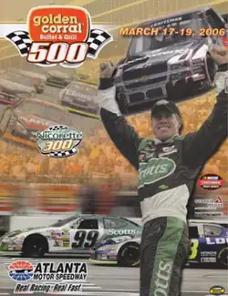 2006 Golden Corral 500 program cover