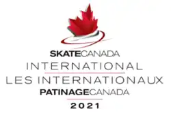 Logo of the 2021 Skate Canada International