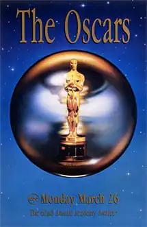Official poster promoting the 62nd Academy Awards in 1990.