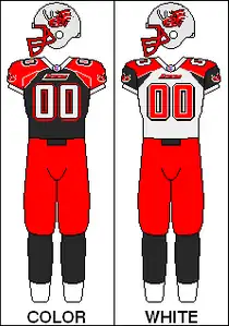 Grand Rapids Rampage uniforms