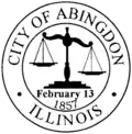 Official seal of Abingdon, Illinois