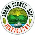 Official seal of Adams County, Ohio
