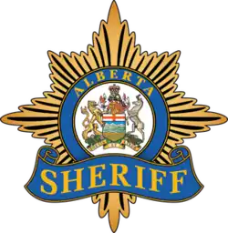 Badge of the Alberta Sheriffs Branch