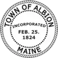 Official seal of Albion, Maine
