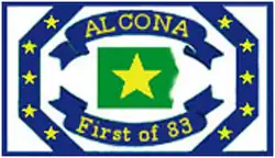 Official logo of Alcona County, Michigan