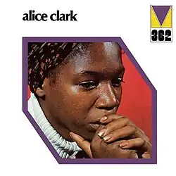 Clark on the cover of her self-titled LP for Mainstream Records