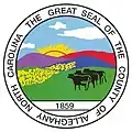 Official seal of Alleghany County, North Carolina