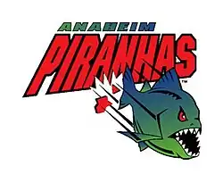 Anaheim Piranhas logo