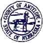 Official seal of Antelope County, Nebraska
