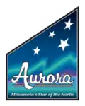 Official logo of Aurora, Minnesota