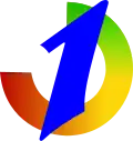 TV 1's seventh logo (1995–1997)