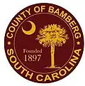 Official seal of Bamberg County, South Carolina