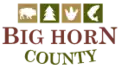 Official logo of Big Horn County, Wyoming