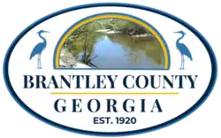 Official logo of Brantley County, Georgia