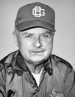 Black and white portrait of Jorgensen