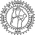 Official seal of Cannon County, Tennessee