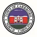 Official seal of Carrboro, North Carolina