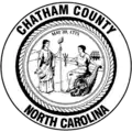 Official seal of Chatham County, North Carolina