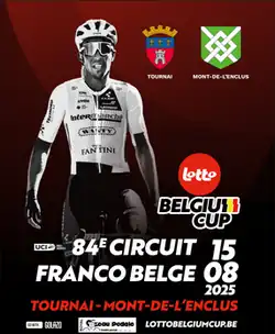 Event poster with previous winner Biniam Girmay