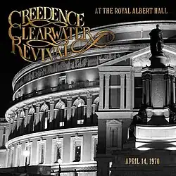 The Royal Albert Hall at night