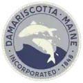 Official seal of Damariscotta, Maine