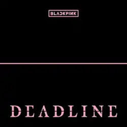The artist logo and album title on a black background with a pink line running horizontally across the middle.