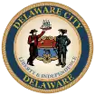 Official seal of Delaware City, Delaware