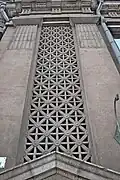 Details of the northern façade