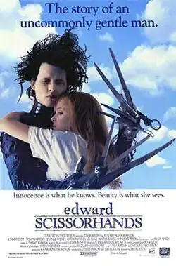 Edward (the main protagonist) is being hugged by his love interest.