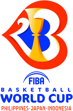 Logo of the 2023 FIBA Basketball World Cup
