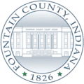 Official seal of Fountain County, Indiana