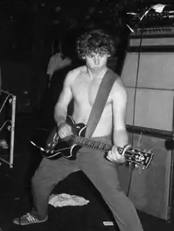Navetta performing with the Descendents in 1982