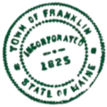 Official seal of Franklin, Maine