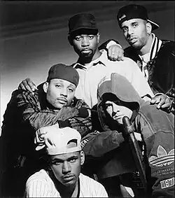 clockwise from top; Ashey Ace, Hector, Marky Mark, Scottie Gee and DJ-T