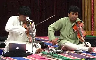Ganesh and Kumaresh at IIM Bangalore