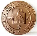 Official seal of Giles County, Tennessee