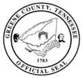 Official seal of Greene County, Tennessee