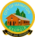 Official seal of Hampton, Georgia