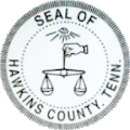 Official seal of Hawkins County, Tennessee